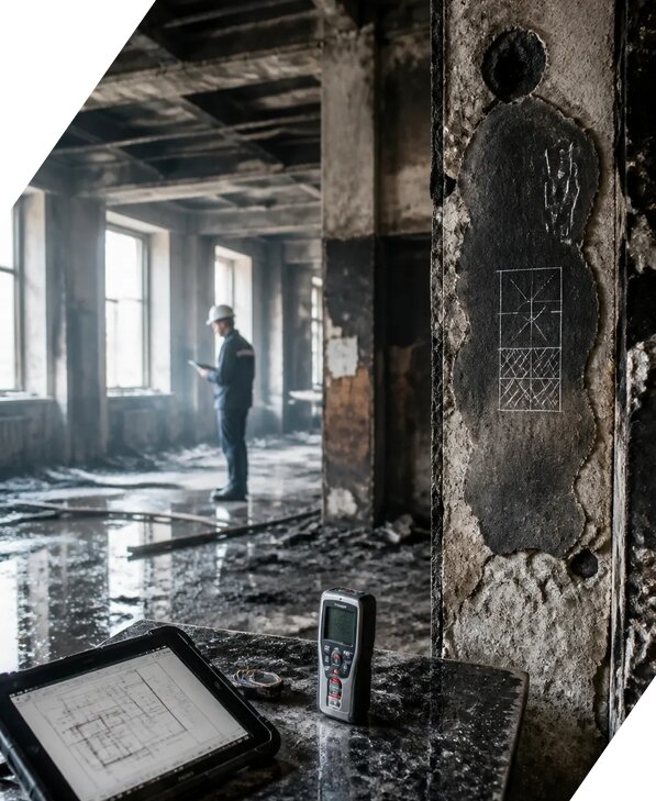 Обследование зданий после пожара в Астрахани от 15414 р. | ЭкспертизаРоссия